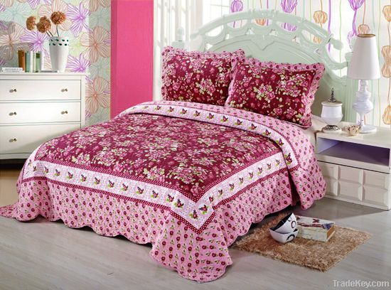 patchwork microfiber bedding set