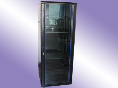 NCE Network Cabinet Standing Network Cabinet with Tempered Glass Lock