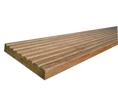 Outdoor bamboo floor
