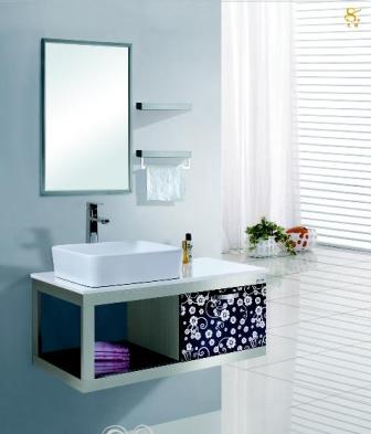 stainless steel bath cabinet