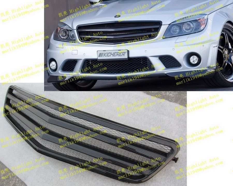 Benz W204 kicherer style grille carbon not amg