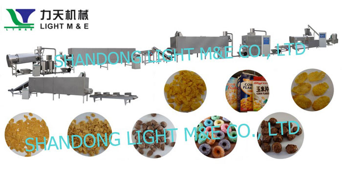 Corn flakes/Breakfast cereals processing line