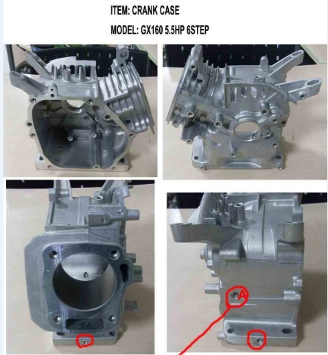 crank case , engine block for generator