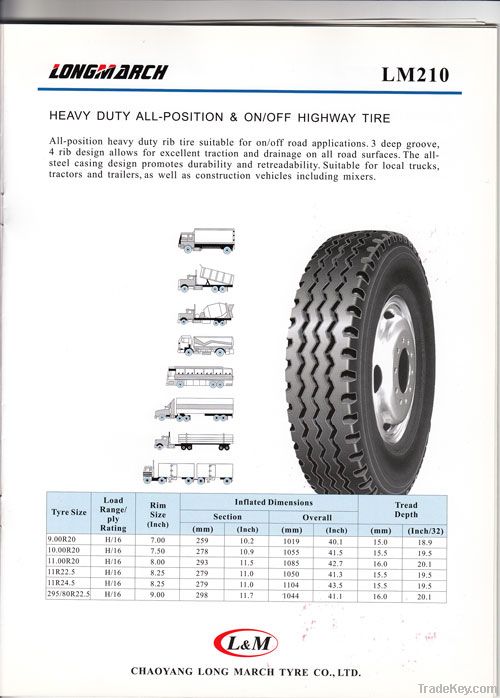 Longmarch truck tyre