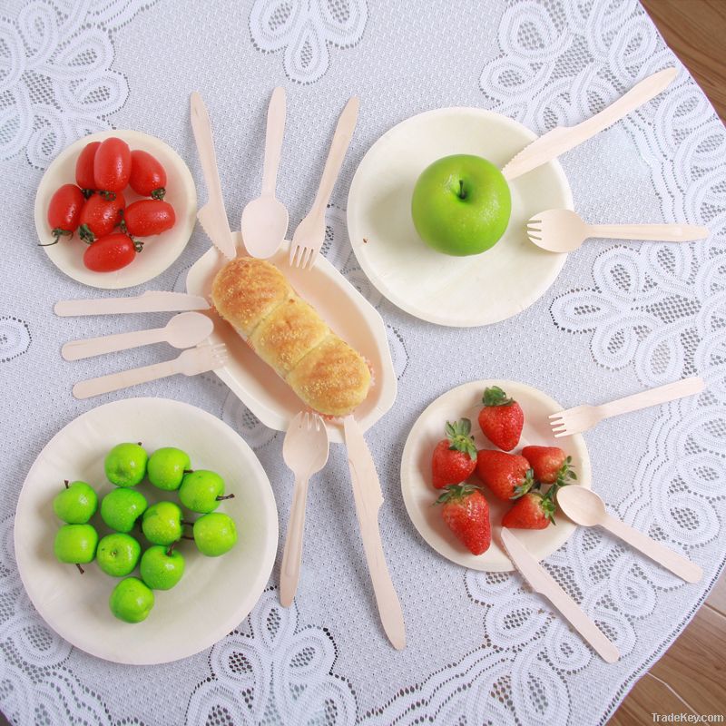 disposable wooden cutlery