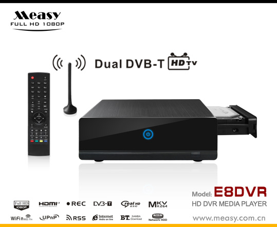 1080p full HD medial players E8DVR from Measy manufacture