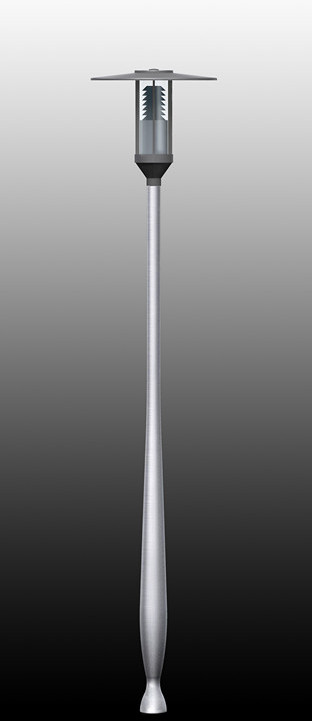 aluminun light pole lighting pole lamp pole