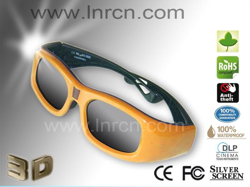 3d glasses with waterproof function