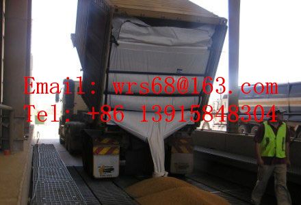 Food grade PP woven dry bulk container liner bag for wheat / soybean / rice / malt /grain