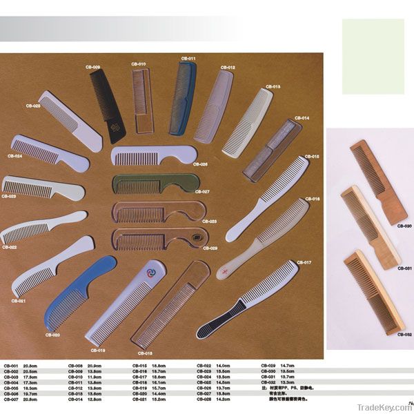 Hotel Comb, Hotel Plastic Comb, Hotel Wooden Comb