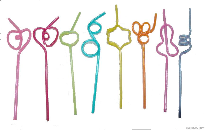 pet straws crazy straws curly straws pvc carton straws