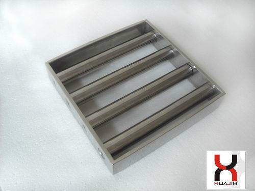 10000GS 12000GS Permanent NdFeB Magnetic Grate for Plastics and Oil Filterings