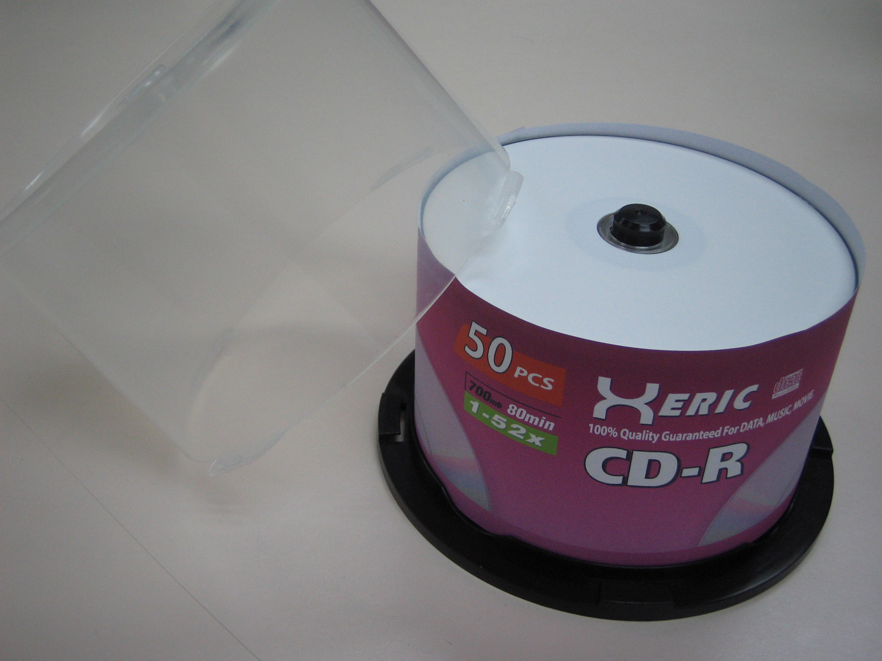 CD-R 52x 700mb 80min. Silver/Green Grade A