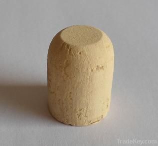 Colmated cork stopper