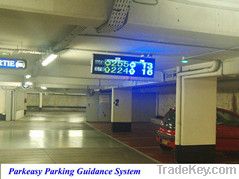Indicating light for parking guidacne system