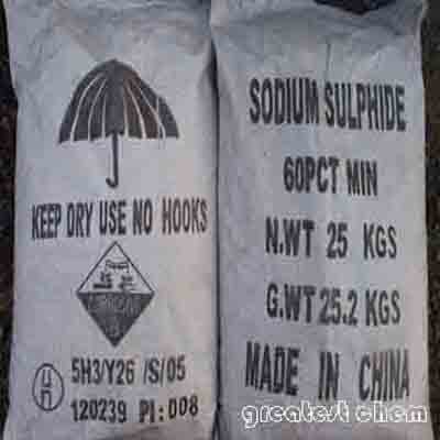 Sodium Sulfide Red and Yellow 60%