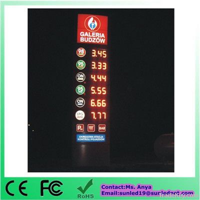 LED high-brightness outdoor Gas price sign