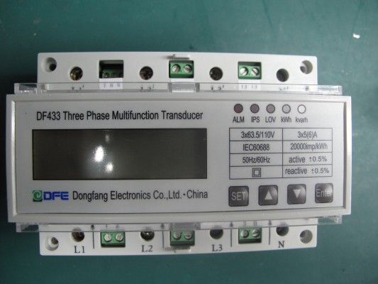 DF433 DIN Rail Multifunction Transducer 