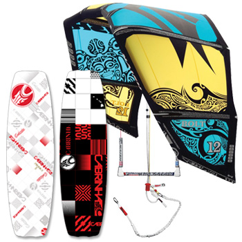 Naish Bolt 10.5m &amp; Cabrinha Prodigy Kitesurfing Package