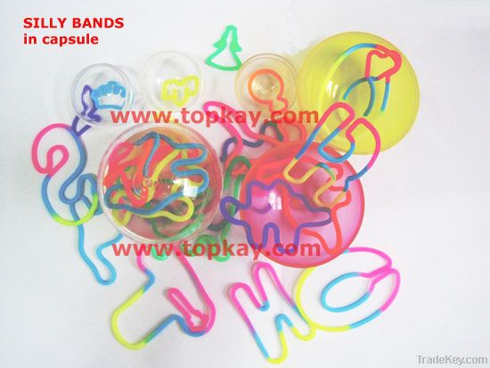 Silly bands, silicone bands, crazy bands, vending toys