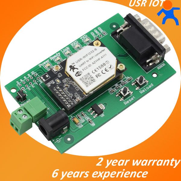 Wi-Fi to RS232 Module, Serial to Wireless with free software