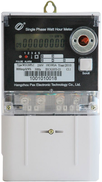 WD120 single phase energy meter