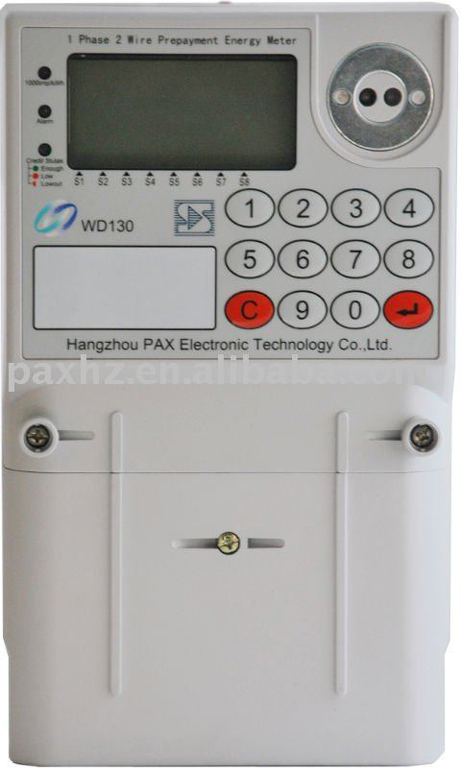 WD130KP keypad prepaid meter