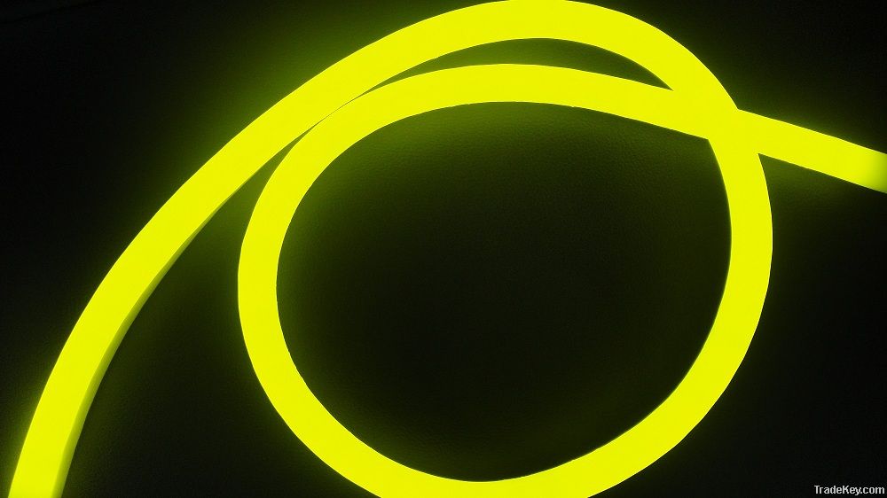 LED lemon yellow neon flex