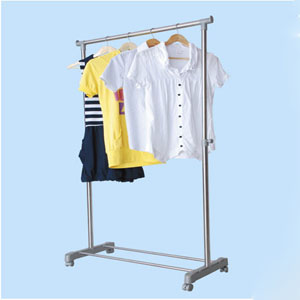 adjustable metal garment rack stand