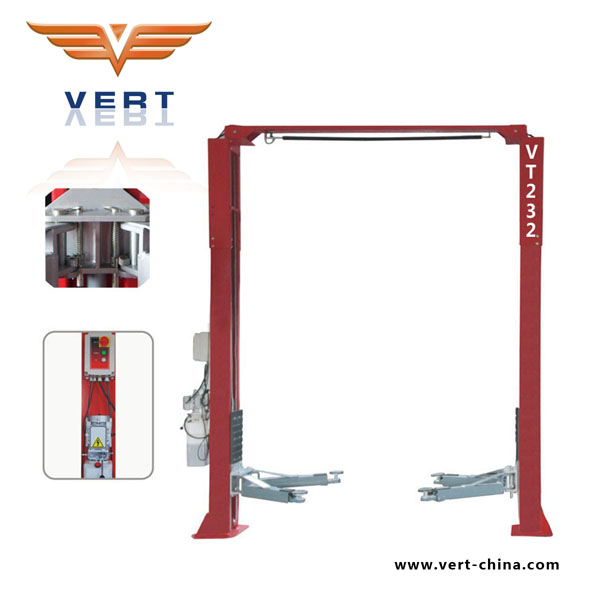 clear floor tow post lift(VT-232TE)