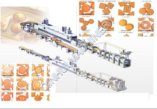 Fully automatic biscuit production line