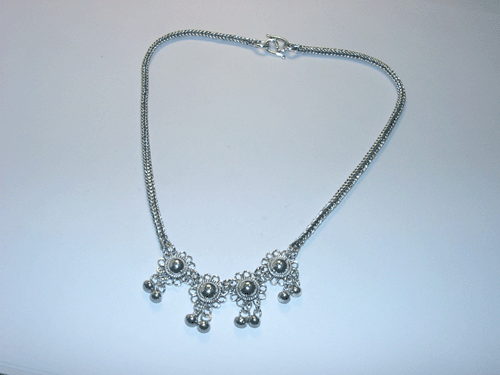 handmade silver necklace