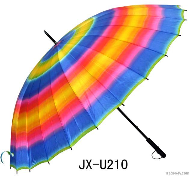 Manual open straight umbrella