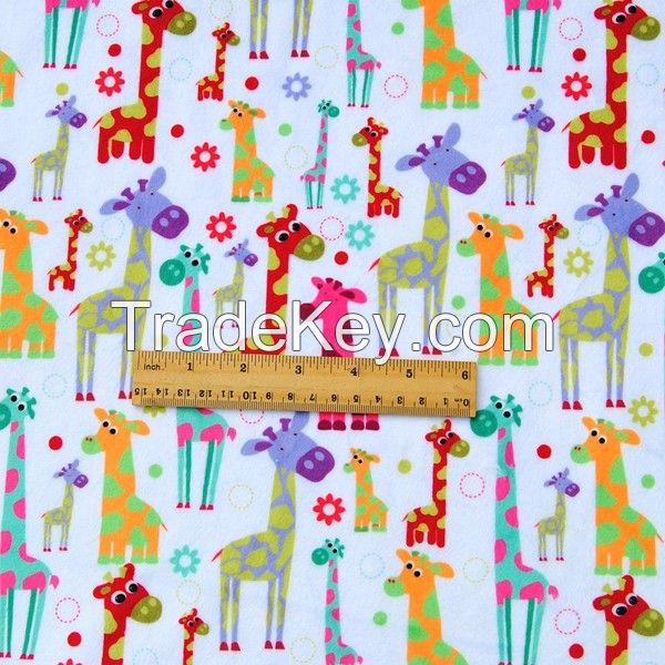 Custom Design Minky Digital Print Fabric