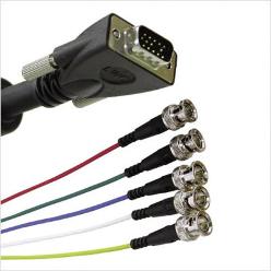 VGA Cable HD15 Male TO BNCM/5