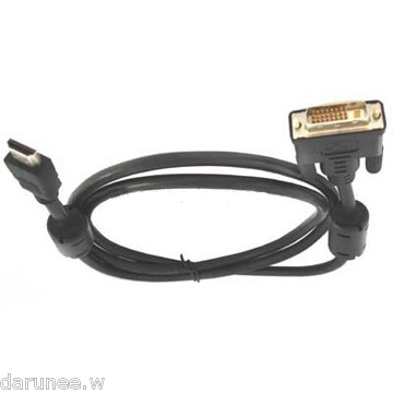 HDMI 19-Pin Male to DVI 24+1(or 18+1) Male