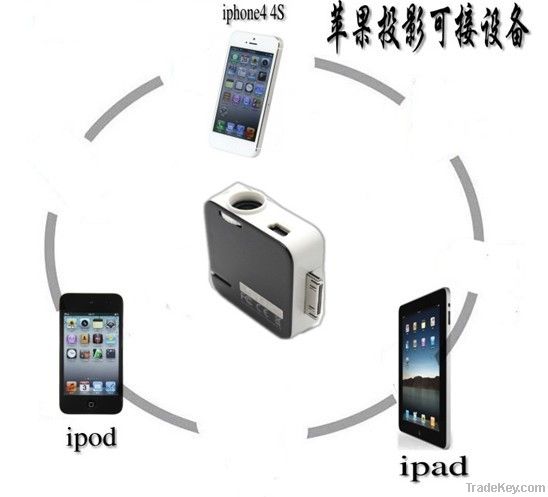 For iphone, ipad, ipod mini Projector