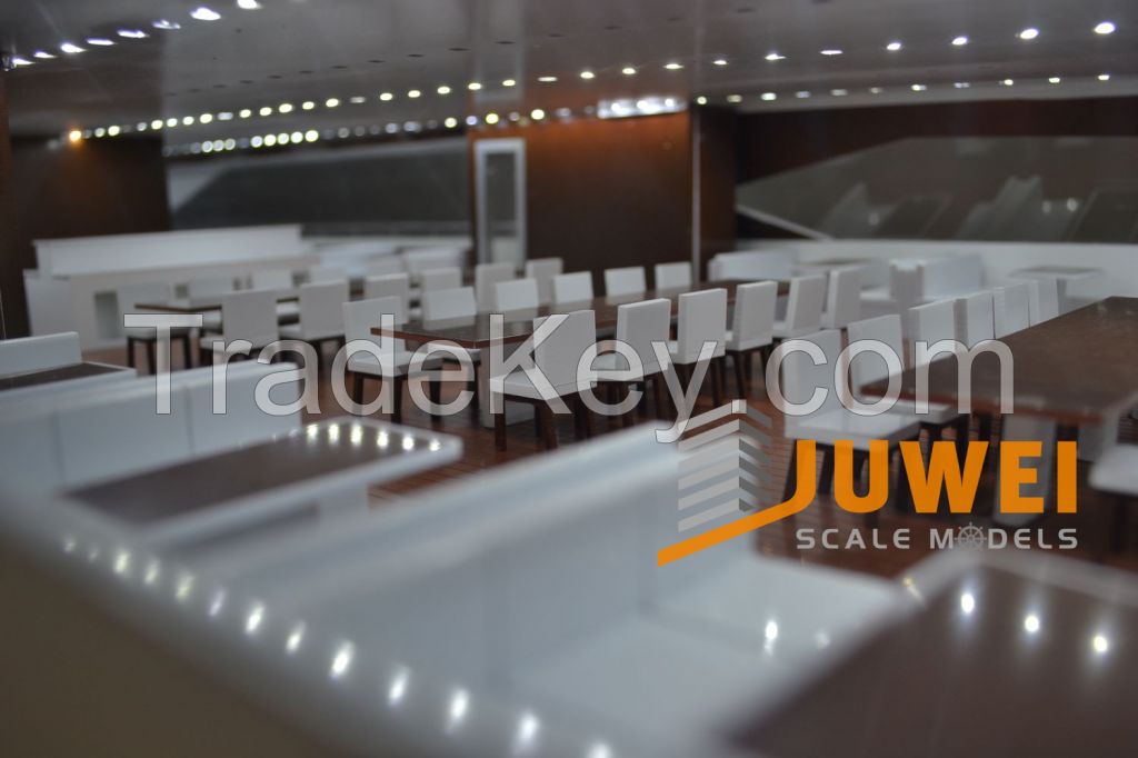 High Detailed Yacht Scale Model With Lighting Effects (jw-09)