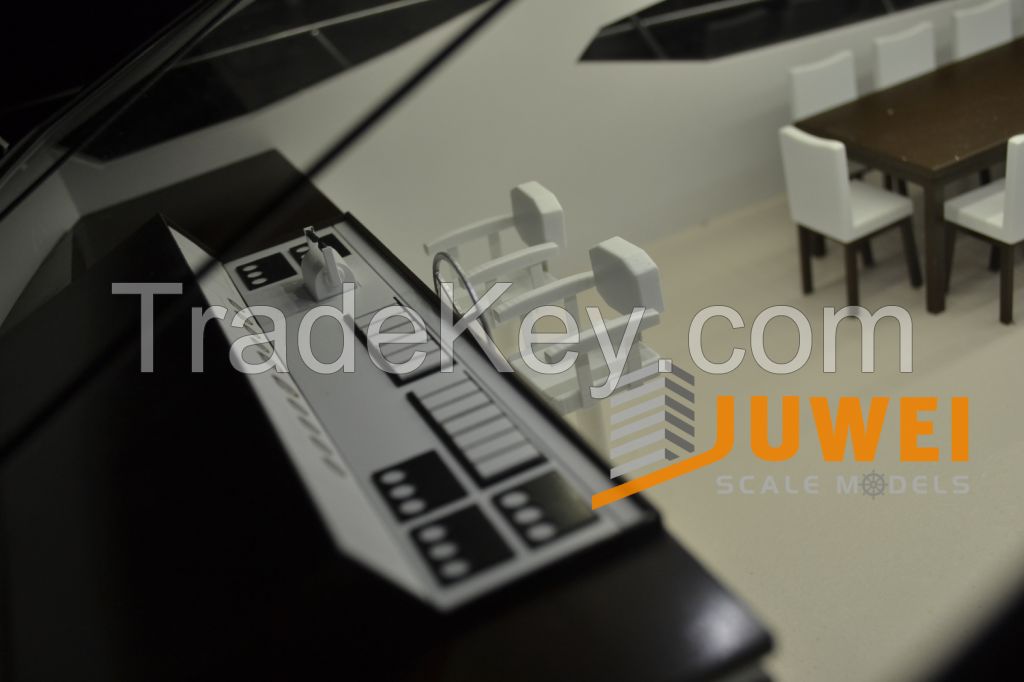 High Detailed Yacht Scale Model With Lighting Effects (jw-09)