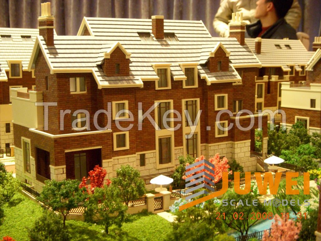 Miniature Townhouse Building Model Maker (jw-25)