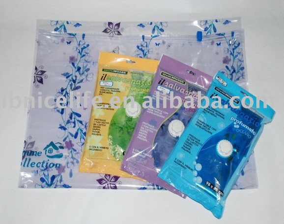 Vacuum compressed packing  bag