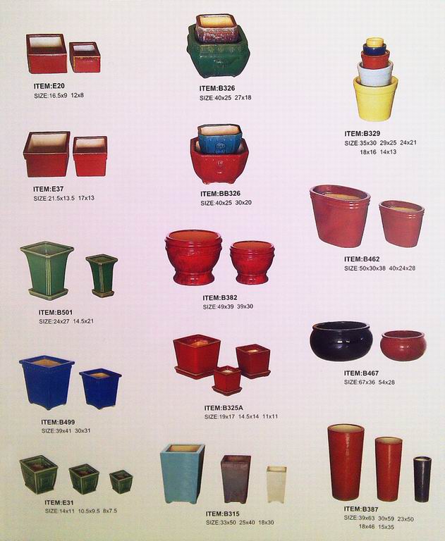 ceramics/pottery/vats/gardening/flower pots