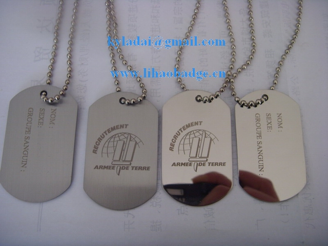 stainless steel dog tag, Pet tag