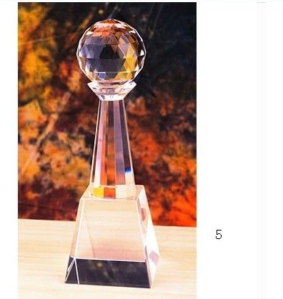 crystal trophy