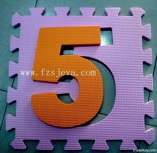 Non-toxic foam letters puzzle mat, eva foam letters&numbers floor mat