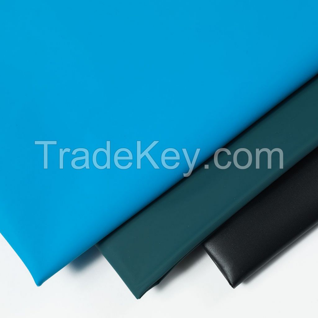 Waterproof Vinyl / Pvc Coated Fabric For Medical Mattress Cover, Heavy Duty Aprons And Adult Bibs