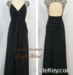 dyed black color polyester fabric for elegent/muslim dresses
