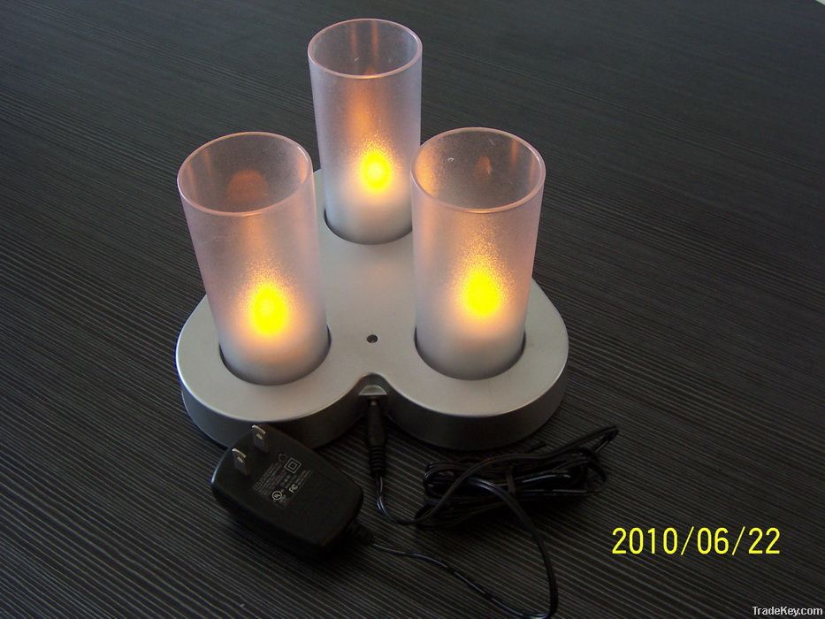 MP03 rechargeable LED candle