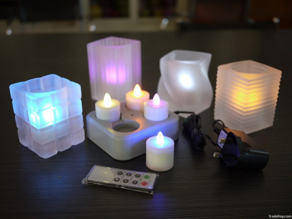 linkable rechargeable LED candle