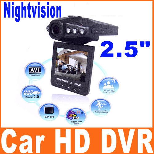 6 IR LED 2.5" TFT Color LCD HD Car DVR Camera Recorder